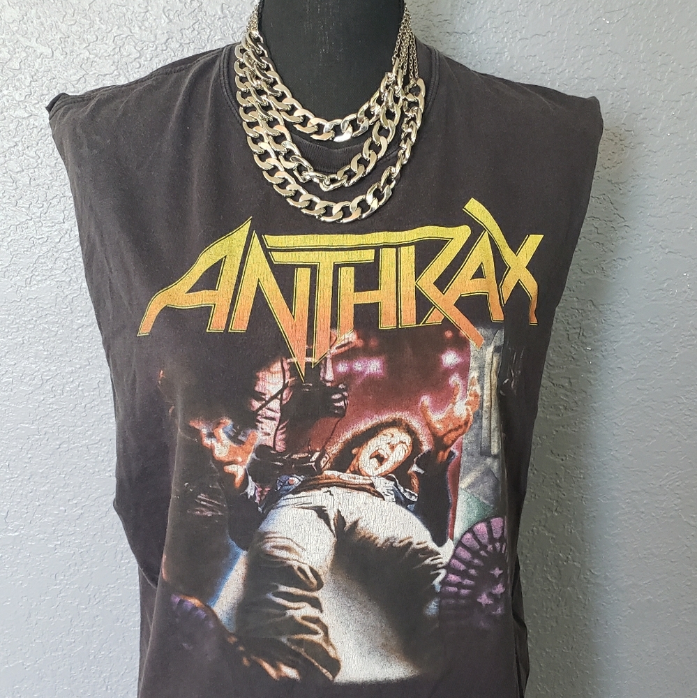 Vintage Distressed Anthrax Tshirt